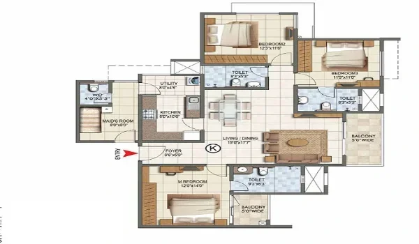 Featured Image of 3 Bhk Floor Plan